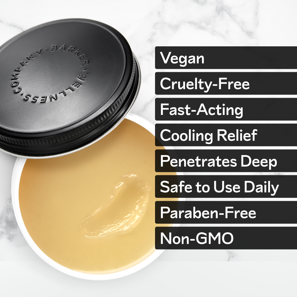 Muscle therapy balm, body maintenance balm, muscle therapy cream, conditioning cream, Barker Wellness, Ikigai Living, Singapore, Barker Wellness Singapore