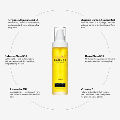 Kourtney x Barker Wellness Body Oil