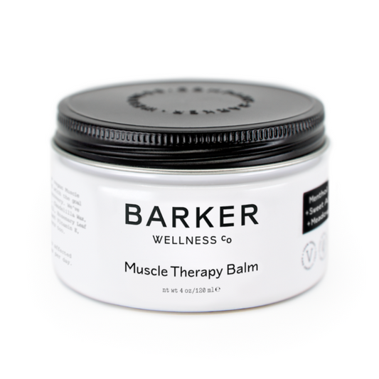Muscle therapy balm, body maintenance balm, muscle therapy cream, conditioning cream, Barker Wellness, Ikigai Living, Singapore, Barker Wellness Singapore